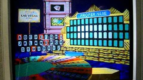 Playstation Wheel of Fortune Run Game 35 Part 3