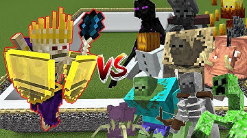 Lich vs All Mutant Beasts | Twilight Forest vs Mutant Mob [Minecraft Mob Battle]