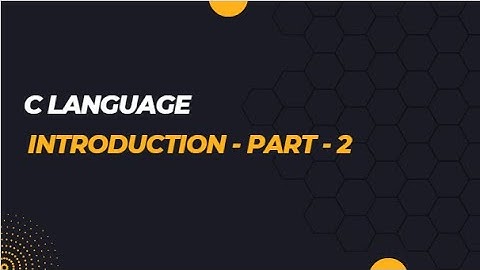 Lecture 1 Introduction to C Language part 2 Hindi | TechWithPreeti