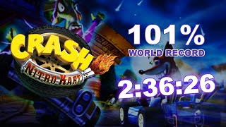 [World Record] Crash Nitro Kart 101%: 2:36:26 screenshot 2