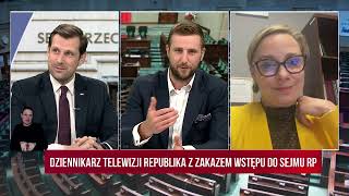 #MiłoszKłeczekZaprasza | Dziennikarz Telewizji Republika z zakazem wstępu do Sejmu RP