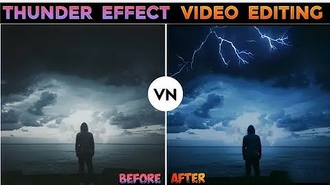 Rain Thunderstrom Instagram Viral video editing in VN App | Rain effect editing||technical video