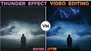 Rain Thunderstrom Instagram Viral video editing in VN App | Rain effect editing||technical video screenshot 2