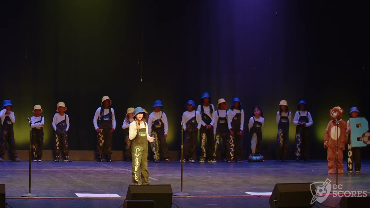 Barnard Elementary School performs at the 2025 DC SCORES Westside Poetry Slam