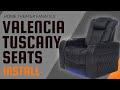 Valencia Tuscany Install in a 9.4.4 Dolby Atmos Home Theater. Best home theater seats. (2021)