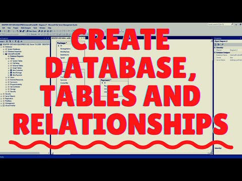 SQL Server Database Creation, Tables and Relationships | SQL Server Management Studio