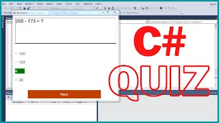 C# Project Tutorial - How To Create a Quiz Program In C# | Full Source Code Available for Free screenshot 2