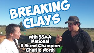 with SSAA 5 Stand National Champion Charlie North & How To Shoot Rabbits ~ Breaking Clays - Ep 8