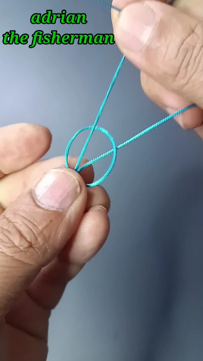 Strong fishing knot 