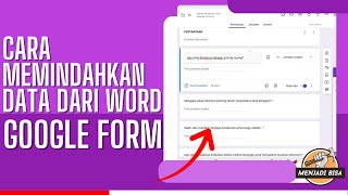 Cara Memindahkan Data Dari Word Ke Google Form