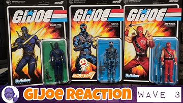 G.I.JOE ReAction / COMPLETE Wave 3 & Exclusives / Super7 Carded Action Figure Review