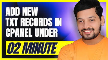 How to add TXT Record in Cpanel - Cpanel tutorial