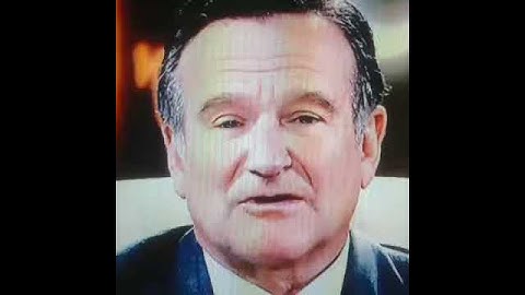 Robin Wiliams talks about suicide