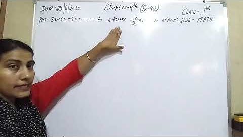 Principle of mathematical induction ( part-2) ( Revision) class-11(math)