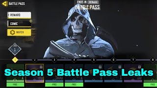 Season 5 Battle Pass Characters Leaks COD Mobile