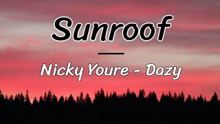 Nicky Youre, Dazy - Sunroof ( lyrics/letra )