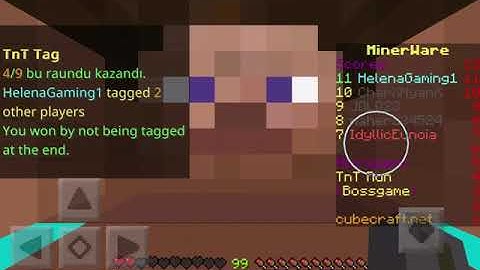 Minecraft CubeCraft How to Win all Minerware Games with TnT Run Glitch