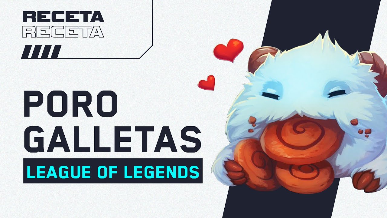 Cómo hacer las POROGALLETAS 🍪 de LEAGUE OF LEGENDS ¡Están poro chuparse