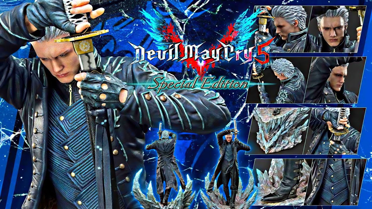 Vergil Appearances Then vs Now (DMC 1-5) - Devil May Cry 5 