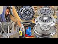 Isuzu Truck Clutch Plate Repairing|| FingerFlywheel Facing|| Clutch box Fly fitting|l #PKMechanics