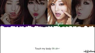 Sistar - Touch My Body Lyrics [Color Coded_Han_Rom_Eng]