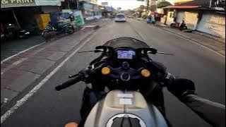 Chill ride to school ZX25R (Austin racing exhaust) *PURE SOUND*