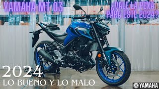 Yamaha MT03 2024: Especificaciones ¿Vale la Pena? ¡Descúbrelo Aquí!