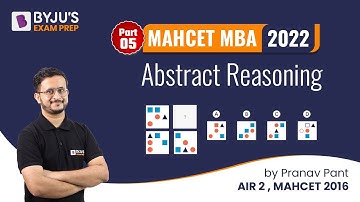 MAH CET 2022 | Target Abstract Reasoning | Part 5 | BYJU