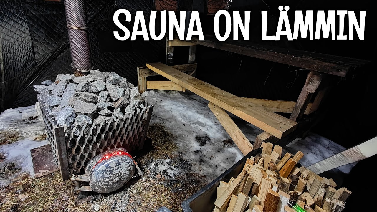 TELTTASAUNA LÄMPIMÄKSI OMATEKOSELLA KIUKAALLA