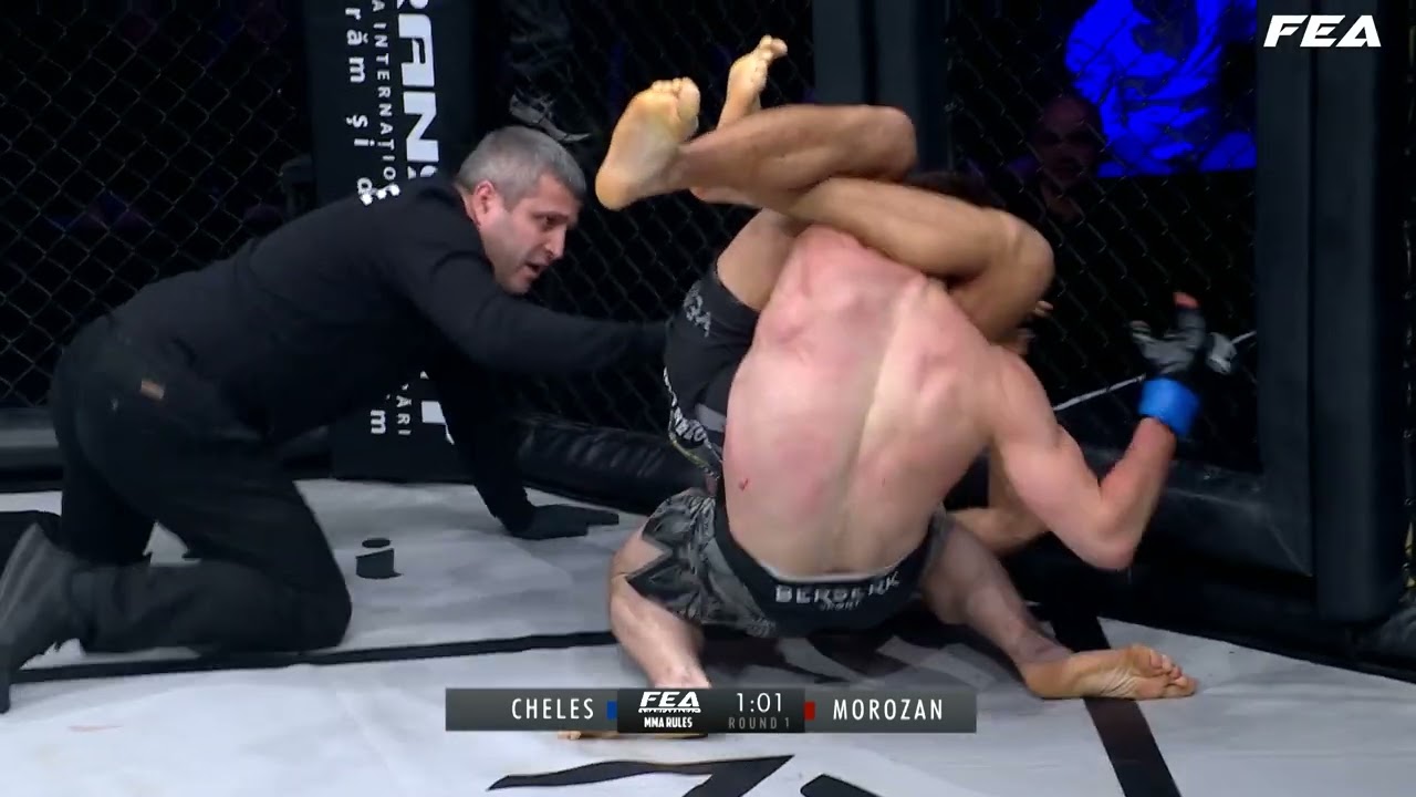 LIGHTWEIGHT BOUT 70,3KG  MMA rules.  Serghei Cheles vs Sergiu Morozan.