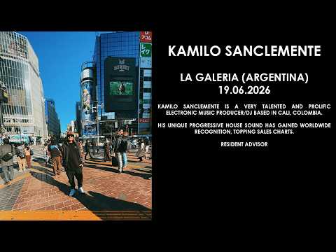 KAMILO SANCLEMENTE (Colombia) @ La Galeria (Argentina) 19.06.2026