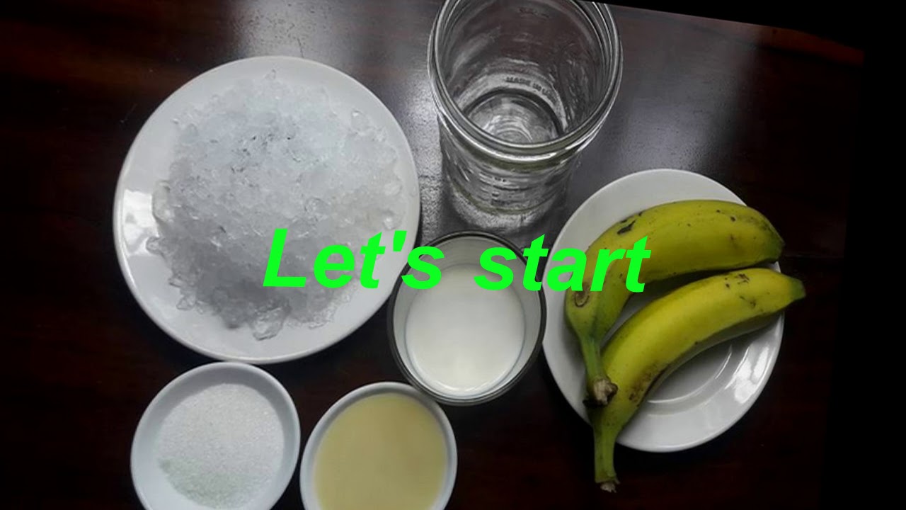HOW TO MAKE BANANA SMOOTHIE YouTube