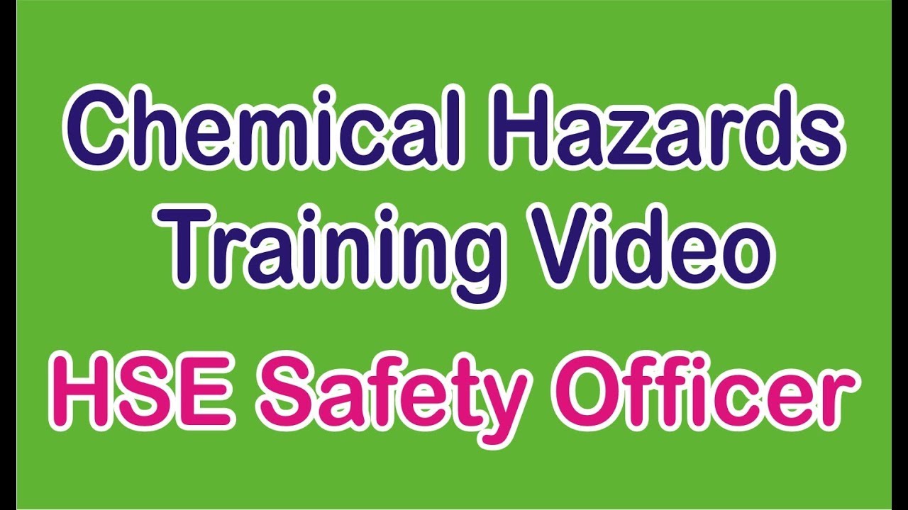 Chemical Hazards Training for Safety Officer in Hindi YouTube