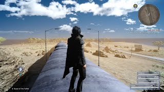 FFXV | A Ride on Top of Cartanica's Train | Debug | Final Fantasy XV
