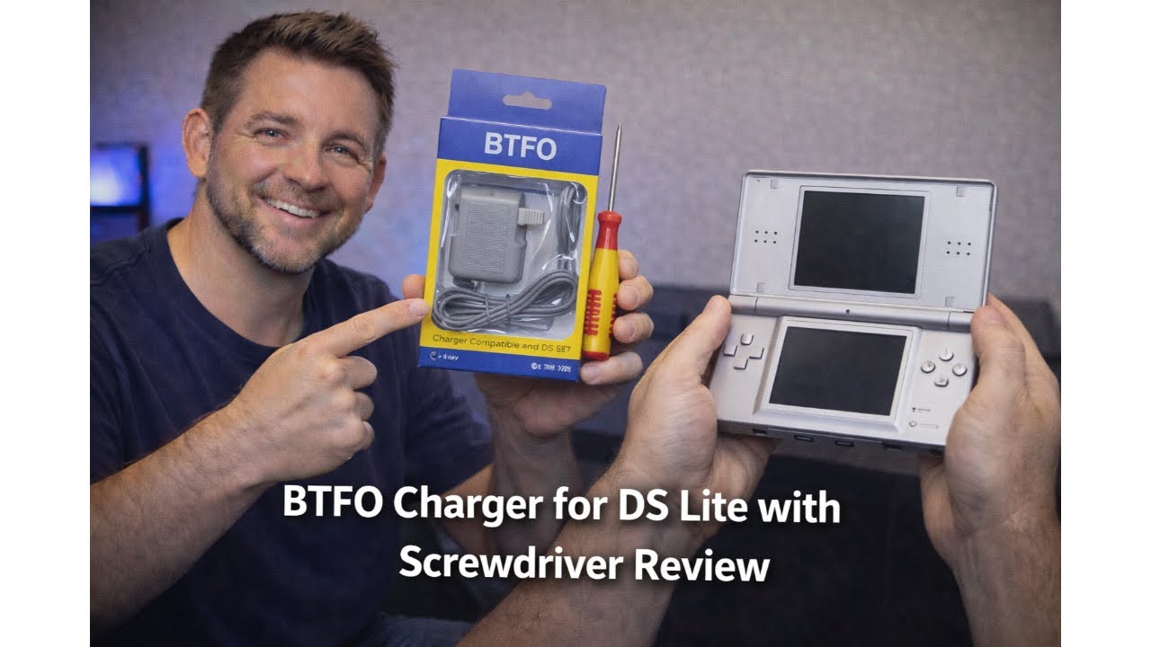 ⚡ Обзор зарядного устройства BTFO для DS Lite с отверткой – надежная зарядка, стоит ли оно того? 🔋