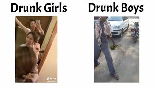 Drunk Girls Vs Drunk Boy Memes Short Videos Toxic Videos