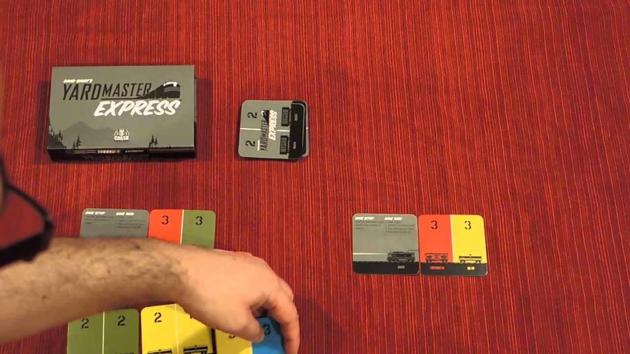 YARDMASTER EXPRESS Card Game Quick Walkthrough w/ Doron YouTube