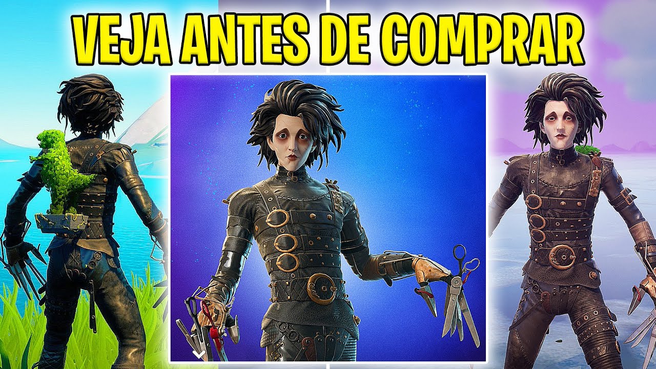 SEE BEFORE YOU BUY EDWARD SCISSORHANDS SKIN (EDWARD SCISSORHANDS