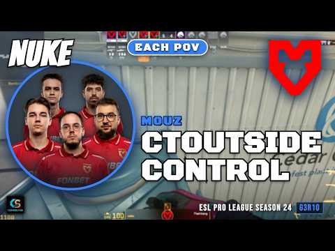 MOUZ CT Outside Control vs Spirit - Nuke - ESL Pro League Season 24