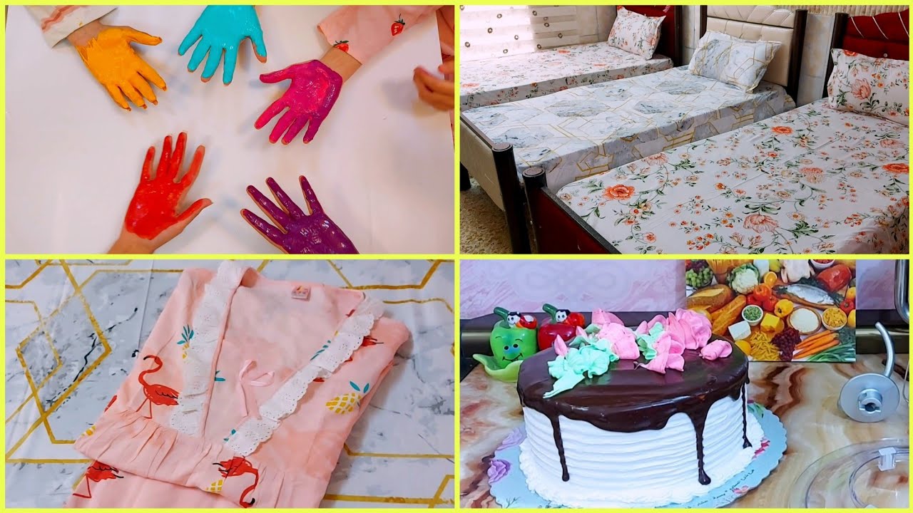 الأميرات الخمسه اجواء البنات بالعطله 🏖 روتين صيفي🏡 وجان يوصل الملاك الصغير وسوالنه كيكه🎂