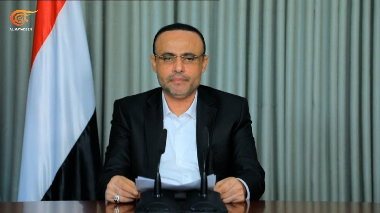 مهدي المشاط ينعى رئيس حكومة صنعاء ويتوعد الاحتلال بالرد