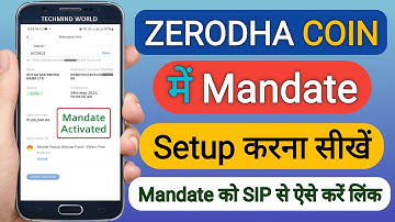 Zerodha Coin me Bank Mandate Setup kaise kare | Mutual Fund SIP Mandate Setup kaise kare |