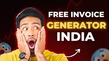 Free Invoice Generator India | Create GST & Non-GST Invoices Online (100% Free Tool)