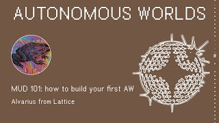 MUD 101  how to build your first AW - Alvarius