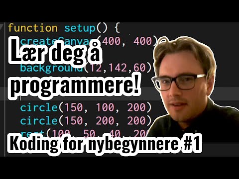 Lær deg å programmere! Koding for nybegynnere #1