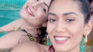 Mira Kapoor Swiming In Burj Khalifa 