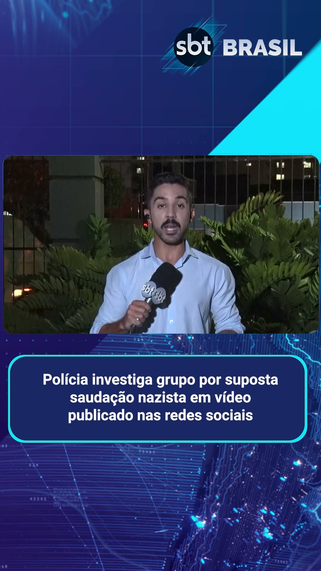 Polícia investiga grupo de amigos por vídeo com suposta saudação nazista | SBT Brasil (28/01/25)