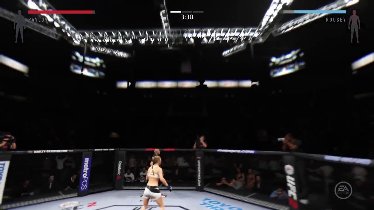EA Sports UFC 2 glitch Gator Roll - YouTube