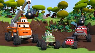 CARNIVOROUS PLANTS try to eat Maverick | Monster Town | Car City World App screenshot 4