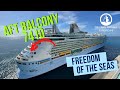 Aft balcony tour  freedom of the seas  room 7410  royal caribbean  cruises rooms  reviews
